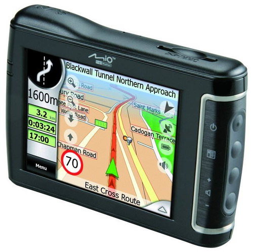 MIO DigiWalker C710 GPS/ 2GB/ 24 map/ SAMSUNG S3C2440-400/ GPS (SiRF III)/ MMC+SD/ BT/ WinCE 4.2 - Navigation - Main image