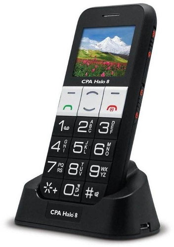 CPA Halo 8 black - Mobile Phone - Main image