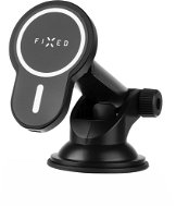 FIXED MagClick XL MagSafe autós tartó szélvédőre vagy műszerfalra, 15 W, fekete - Telefontartó
