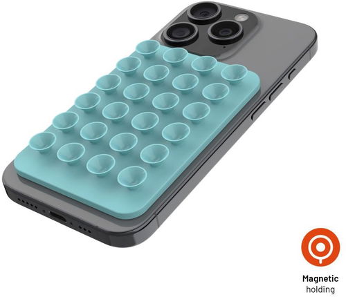FIXED MagMate s přísavkami a podporou MagSafe tyrkysový - Držák na mobil - Hlavní obrázek