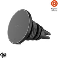 FIXED MagRound3 mit MagSafe- und Qi 2.2-Unterstützung (25 W), schwarz - Handy-Halter