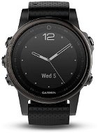 Garmin Fenix 5S Sapphire Gray Optic Black band - Smartwatch