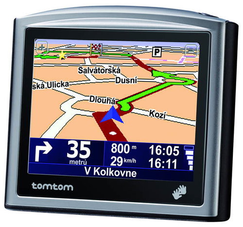 TomTom ONE v.3 - GPS modul do auta s 3D navigací, SiRF III + mapa ČR, Slovensko, Polsko, Maďarsko +  - GPS navigace - Main image