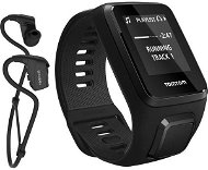 TomTom Spark 3 Cardio + Music + Bluetooth Headset (L) Black - Sports Watch