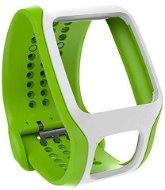 TomTom Cardio Comfort strap, white / light green - Watch Strap