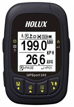 Holux GPSsport 245 cyclo computer with GPS record Holux GPSport 245 Lite - GPS Cycle Computer - Main image
