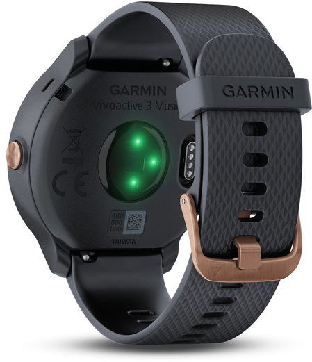 Garmin Vivoactive 3 Music Granite Blue Rose Gold Smart Watch Alza.cz