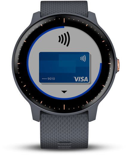 Vivoactive 3 music store blue rose gold