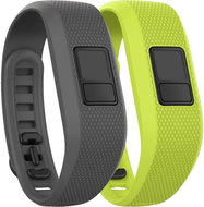 Strap for vivofit3 Gray, Green (L) - Watch Strap