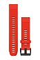 Garmin QuickFit 22 Silicone Red - Watch Strap