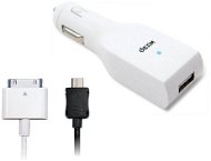 DEXIM USB Car Charger Kit white - Car Charger