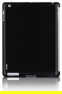 DEXIM iPad 2 Matt Black PC Case Rubber + Screen Protector - Tablet cover