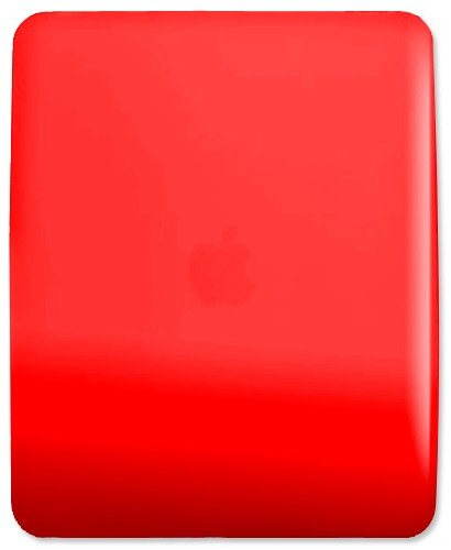DEXIM iPad 2 Red Silicone Sleeve + Screen Protector - Tablet cover - Fő fotó