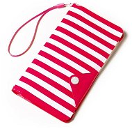 CELLY Splash Wallet a 5.7" méretű telefonok számára, rózsaszín - Mobiltelefon tok