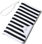 CELLY Splash Wallet na telefóny 5,7" biele - Puzdro na mobil