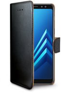 CELLY WALLY für Samsung Galaxy A8 (2018) - Schwarz - Handyhülle