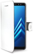 CELLY Wally a Samsung Galaxy A8 (2018) készülékhez, fehér - Mobiltelefon tok