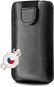 FIXED Soft Slim 6XL+ fekete lezárható PU bőr tok - Mobiltelefon tok