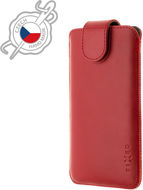 FIXED Posh Genuine Cowhide Leather, Size 6XL, Red - Phone Case