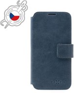 FIXED ProFit Apple iPhone 7/8/SE (2020/2022) kék valódi marhabőr tok - Mobiltelefon tok