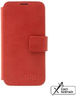 FIXED ProFit Cover aus echtem Rindsleder für Apple iPhone 14 Max - rot - Handyhülle