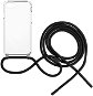 FIXED Pure Neck AntiUV with black lanyard for Apple iPhone 7/8/SE (2020/2022) - Phone Cover