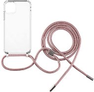 FIXED Pure Neck AntiUV Tok Apple iPhone 11 rózsaszín nyakpántos tok - Telefon tok