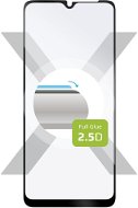 Glass Screen Protector FIXED FullGlue-Cover for Samsung Galaxy A12 Black - Ochranné sklo