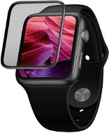 FIXED Full-Cover Apple Watch 3D üvegfólia - 40mm, fekete + applikátor - Üvegfólia
