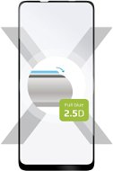 Glass Screen Protector FIXED FullGlue-Cover for Samsung Galaxy A21s, Black - Ochranné sklo