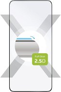 FIXED FullGlue-Cover für Samsung Galaxy S22 5G/S23 mit On-Screen-Reader-Unterstützung - schwarz - Schutzglas