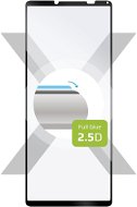 FIXED FullGlue-Cover Sony Xperia 10 IV üvegfólia - fekete - Üvegfólia