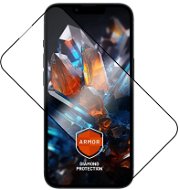 Üvegfólia FIXED Armor Apple iPhone 14/ 13/ 13 Pro üvegfólia - fekete + applikátor - Ochranné sklo