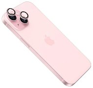 FIXED Camera Glass Apple iPhone 15/15 Plus üvegfólia - rózsaszín - Üvegfólia