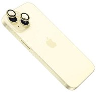 FIXED Camera Glass pro Apple iPhone 15/15 Plus žlutá - Glass Screen Protector