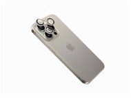 Üvegfólia FIXED Camera Glass Apple iPhone 15 Pro/15 Pro Max üvegfólia - aranyszín - Ochranné sklo