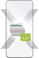 FIXED FullGlue-Cover Samsung Galaxy S24 üvegfólia - kijelzőbe épített ujjlenyomat-olvasó kompatibilis, fekete - Üvegfólia