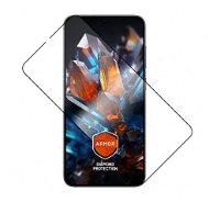 Glass Screen Protector FIXED Armor s aplikátorem pro Samsung Galaxy S24 s podporou čtečky v displeji černé - Ochranné sklo
