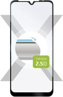FIXED FullGlue-Cover for Motorola Moto E7, Black - Glass Screen Protector