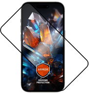 FIXED Armor Apple iPhone 16 Pro Max üvegfólia + Anti-dust applikátor - AR-réteg, fekete - Üvegfólia