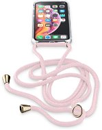 Cellularline Neck-Case s růžovou šňůrkou na krk pro Apple iPhone X/XS - Kryt na mobil
