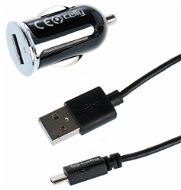 TURBO Celly micro USB autós töltő fekete - Autós töltő