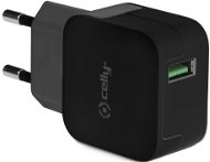 CELLY TURBO USB Travel Charger Black - Charger