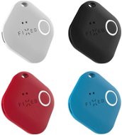 FIXED Smile PRO 4-PACK fekete, fehér, kék, piros - Bluetooth kulcskereső