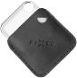 FIXED Case for Tag z pravej hovädzej kože s Tagom podpora Find My čierne - Bluetooth lokalizačný čip