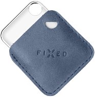 FIXED Case for Tag z pravé hovězí kůže s Tagem podpora Find My modré - Bluetooth lokalizační čip