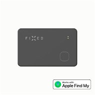 FIXED Tag Card + Find My vezeték nélküli töltés - fekete - Bluetooth kulcskereső