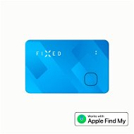 FIXED Tag Card s podporou Find My bezdrátové nabíjení modrý - Bluetooth lokalizační čip