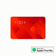 FIXED Tag Card s podporou Find My bezdrôtové nabíjanie oranžový - Bluetooth lokalizačný čip
