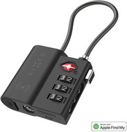 FIXED Tag Lock with Find My and TSA support black - Bluetooth Chip Tracker